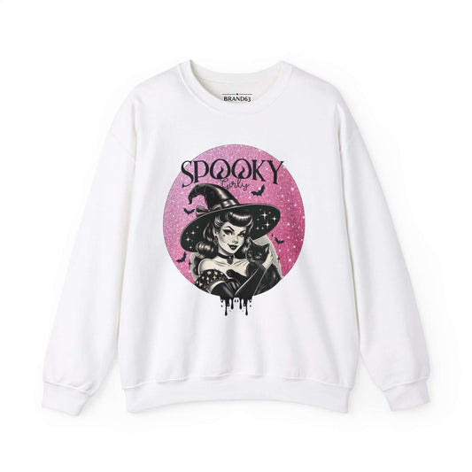 Vintage Retro Witch Crewneck Sweatshirt, Brand63