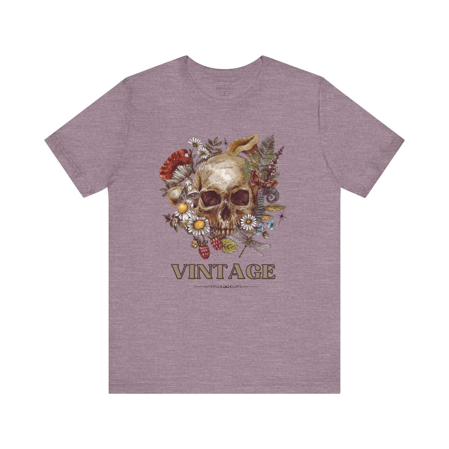 Vintage Skull Tee - Retro, Brand63
