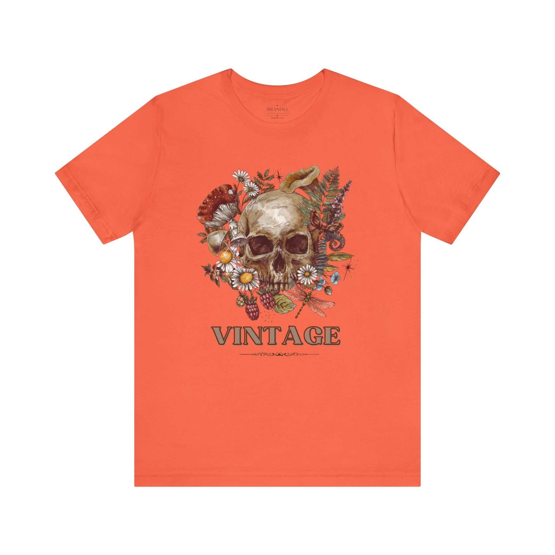 Vintage Skull Tee - Retro, Brand63