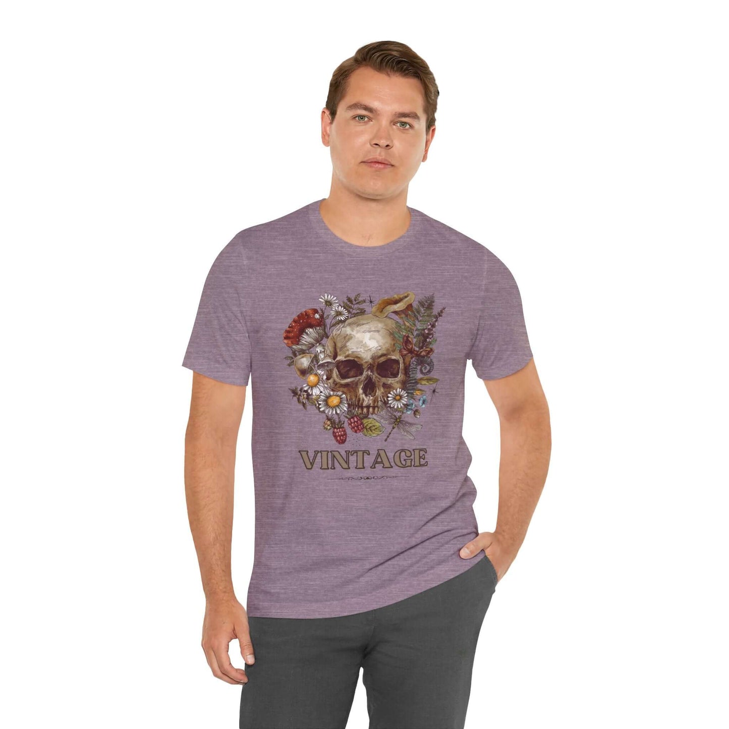Vintage Skull Tee - Retro, Brand63