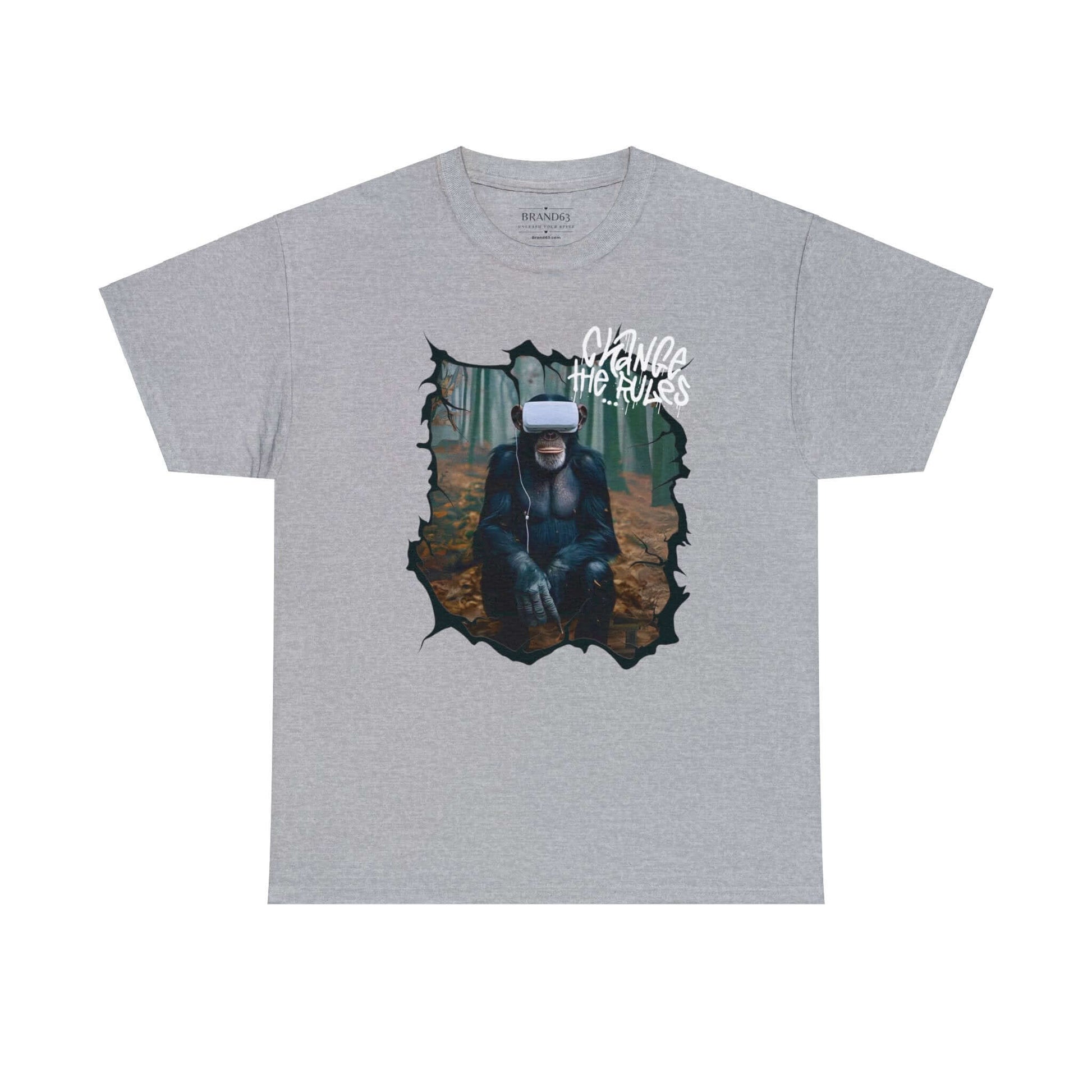 Virtual Reality Cotton Tee | Rule Breaker T-shirt | Front & Back Designs, Brand63