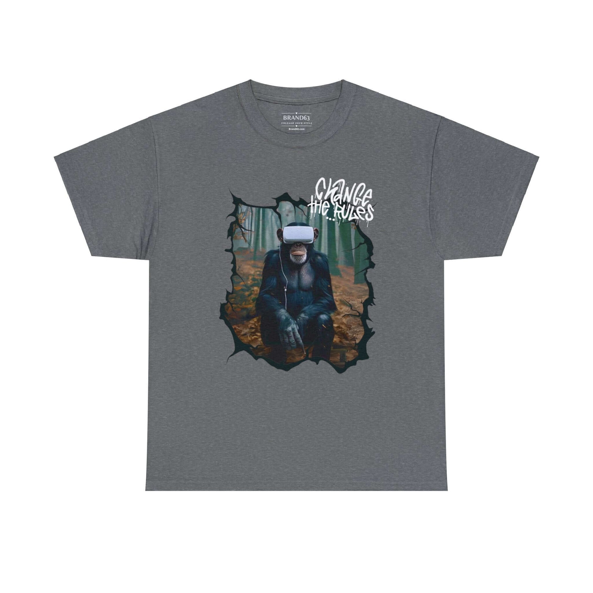 Virtual Reality Cotton Tee | Rule Breaker T-shirt | Front & Back Designs, Brand63