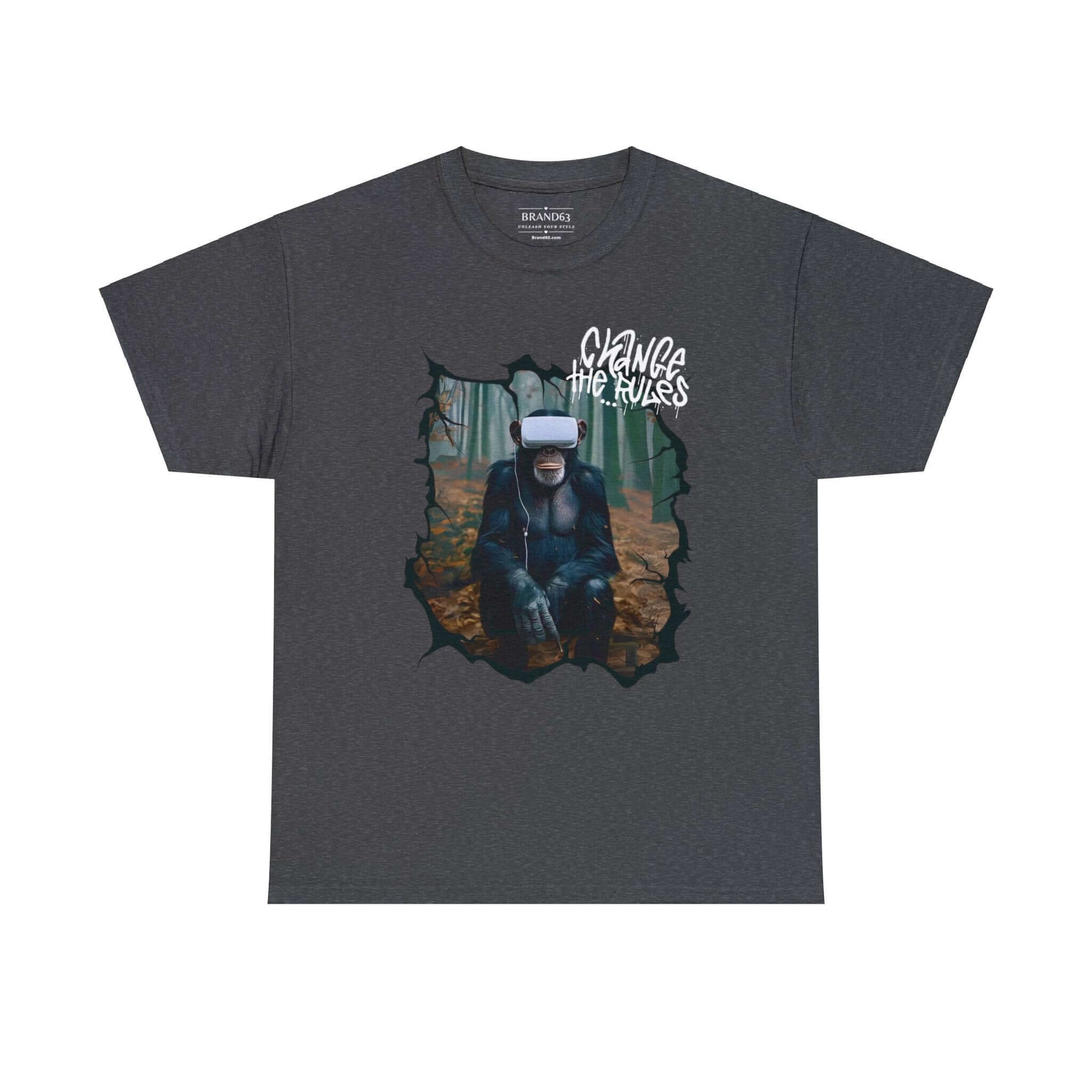 Virtual Reality Cotton Tee | Rule Breaker T-shirt | Front & Back Designs, Brand63