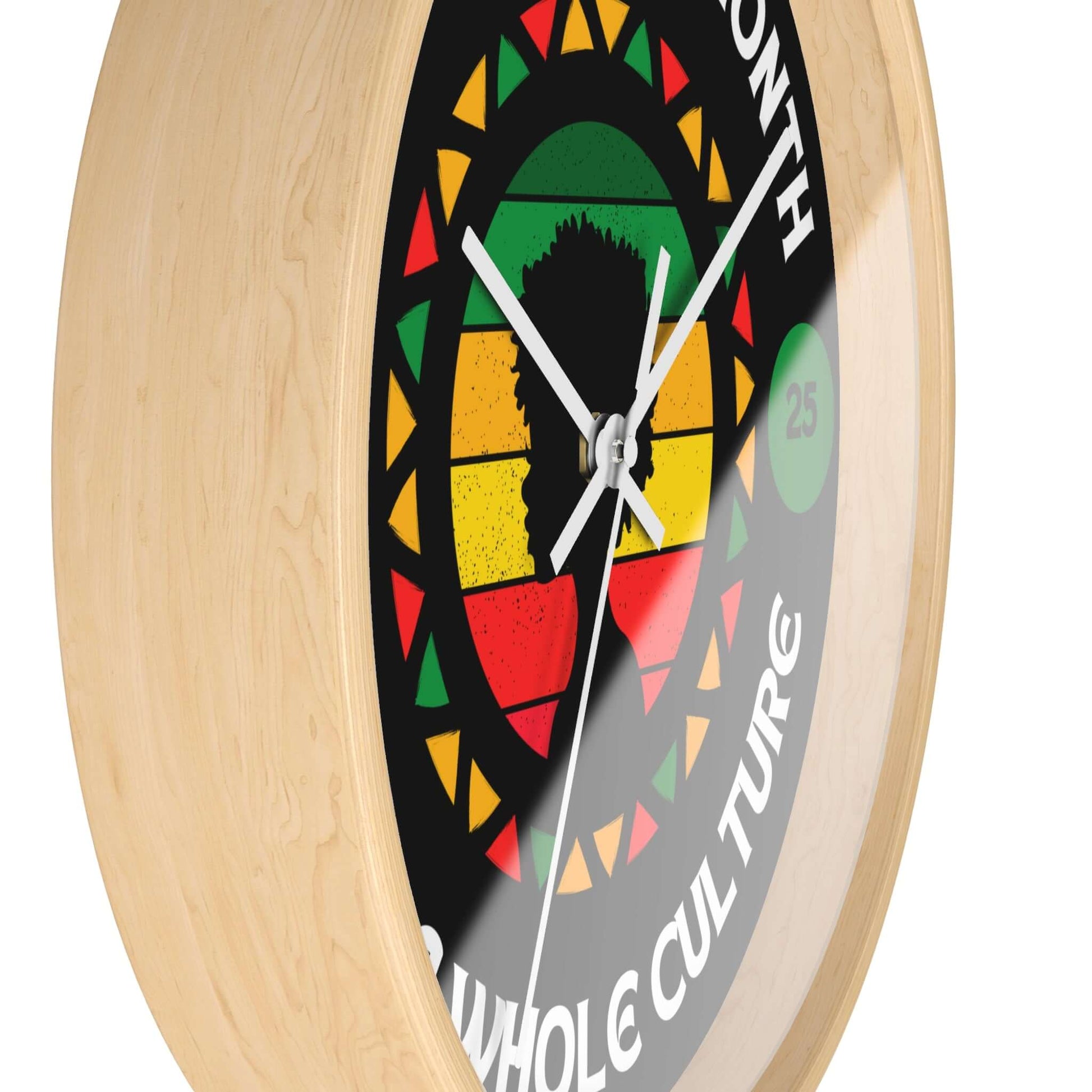 Wall Clock - Black Culture, Brand63