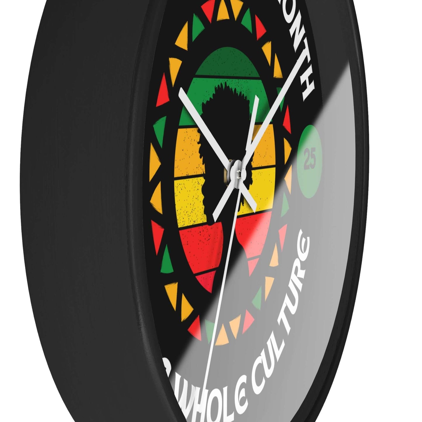 Wall Clock - Black Culture, Brand63