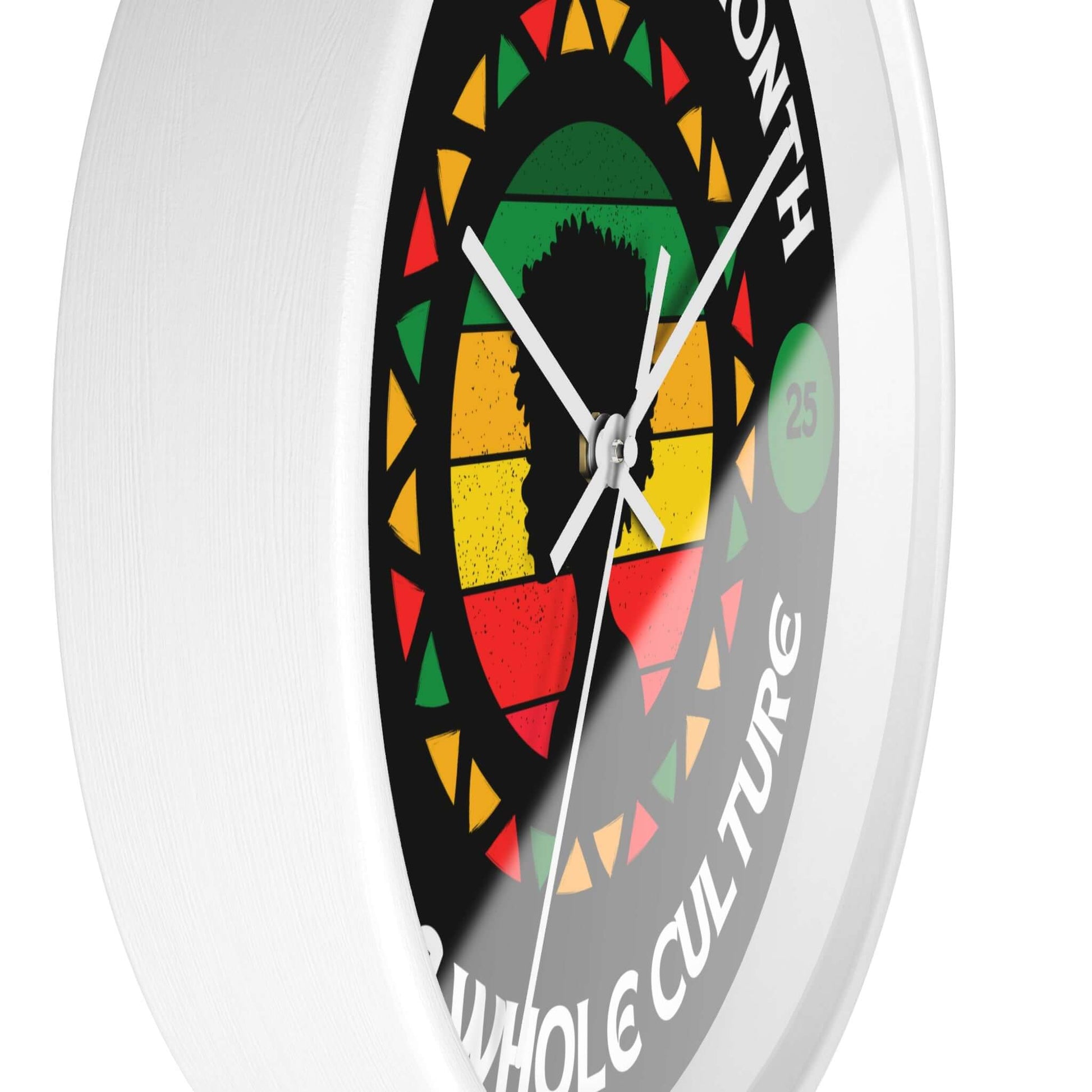 Wall Clock - Black Culture, Brand63