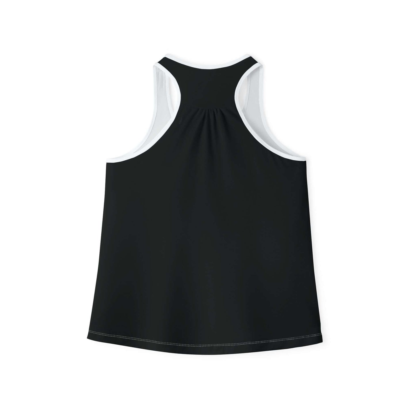 War & Peace Faux Embroidery Racerback Tank Top, Brand63