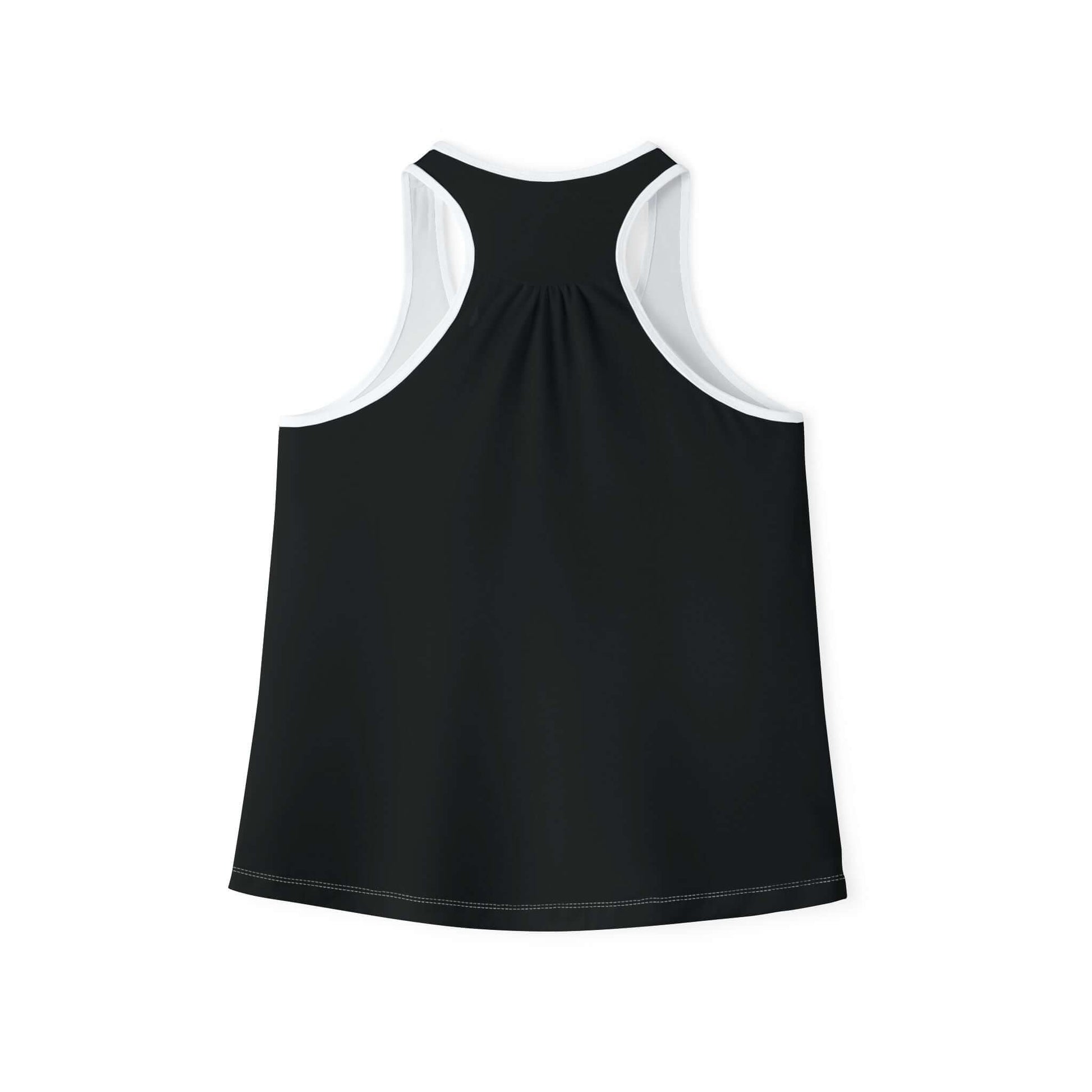 War & Peace Faux Embroidery Racerback Tank Top, Brand63