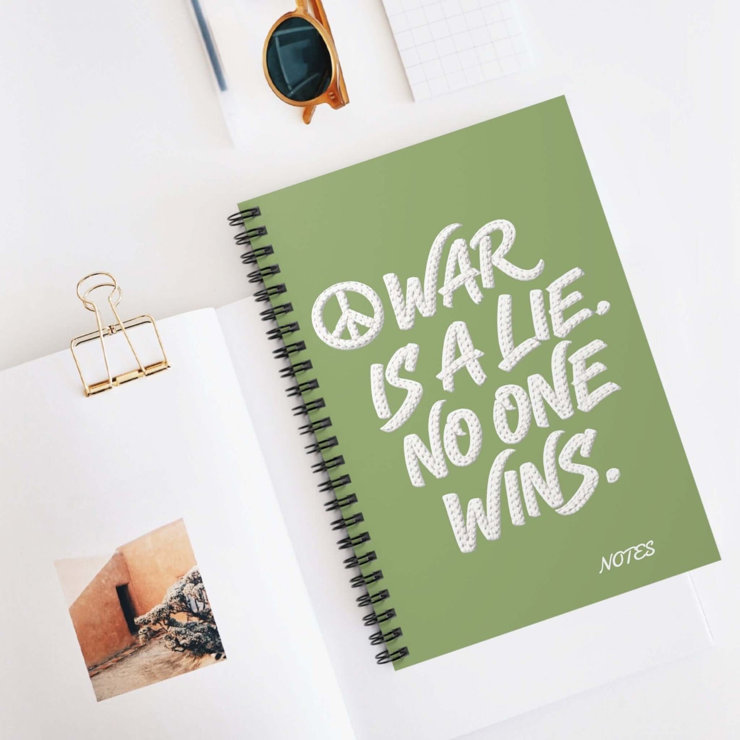 War & Peace Premium Spiral Notebook Journal, Brand63