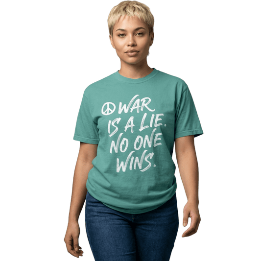 War Statement Tee — Be Seen!, Brand63