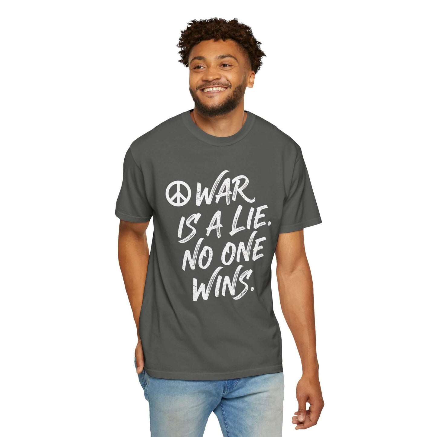 War Statement Tee – Unisex Anti-War Graphic T-Shirt | Brand63, Brand63