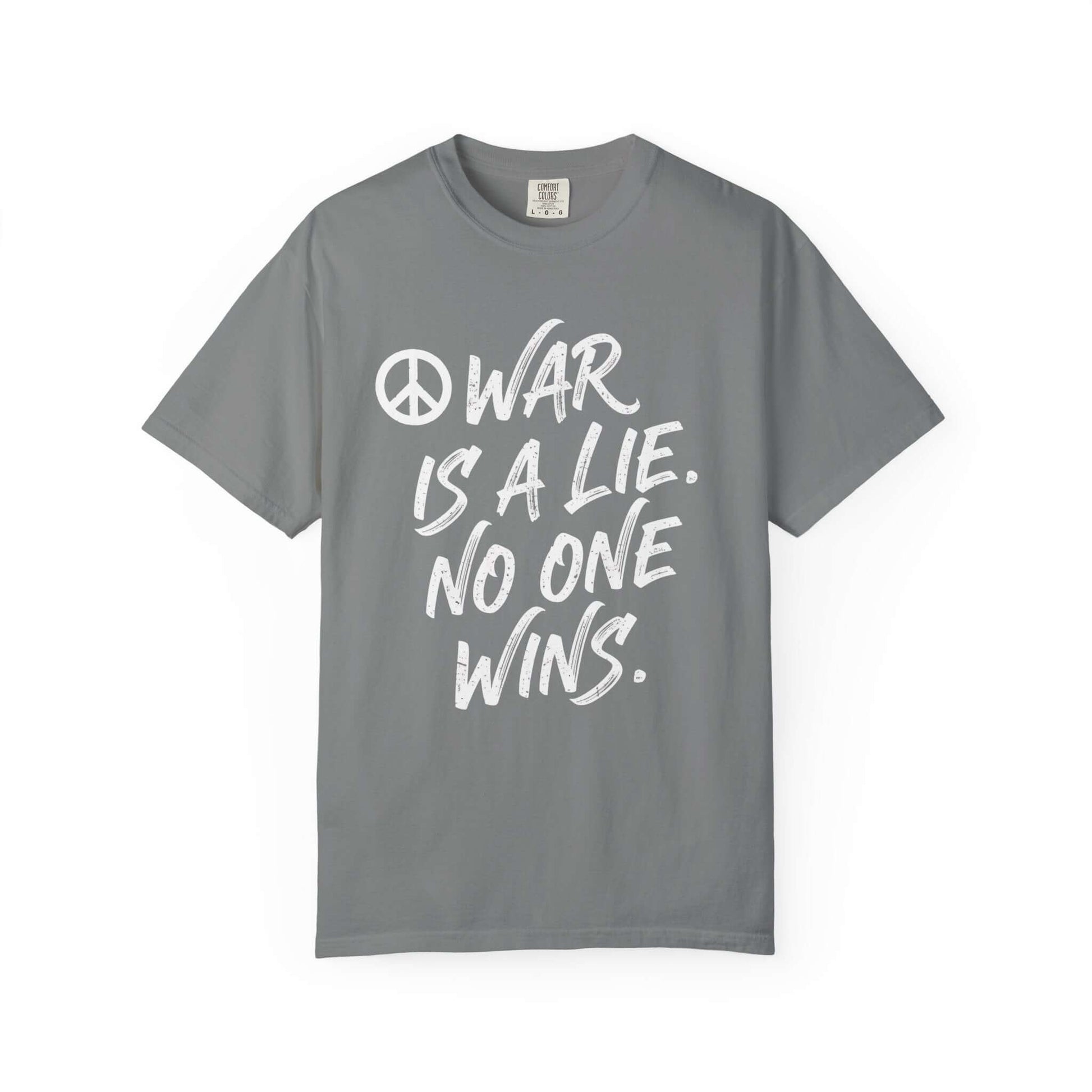 War Statement Tee – Unisex Anti-War Graphic T-Shirt | Brand63, Brand63