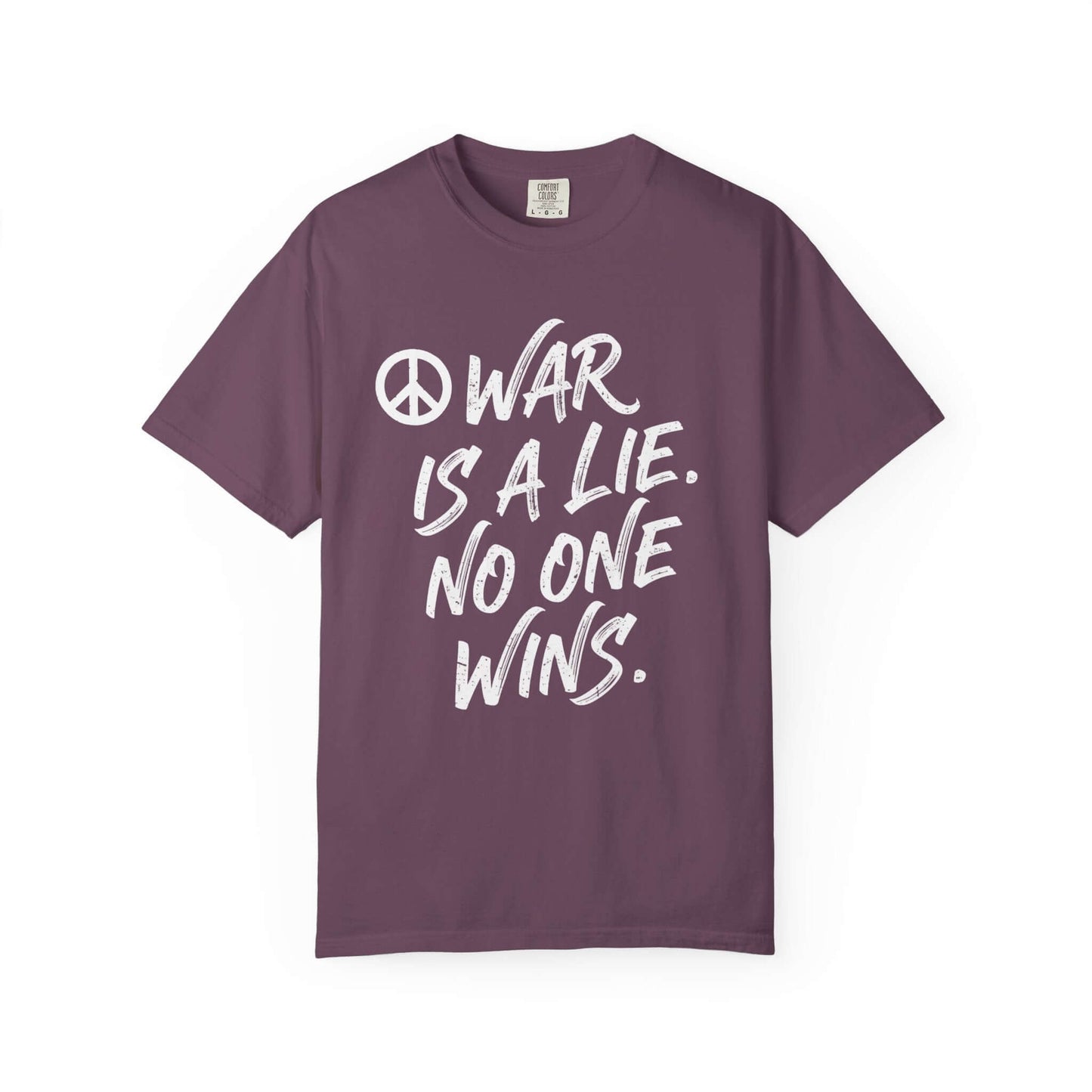 War Statement Tee – Unisex Anti-War Graphic T-Shirt | Brand63, Brand63