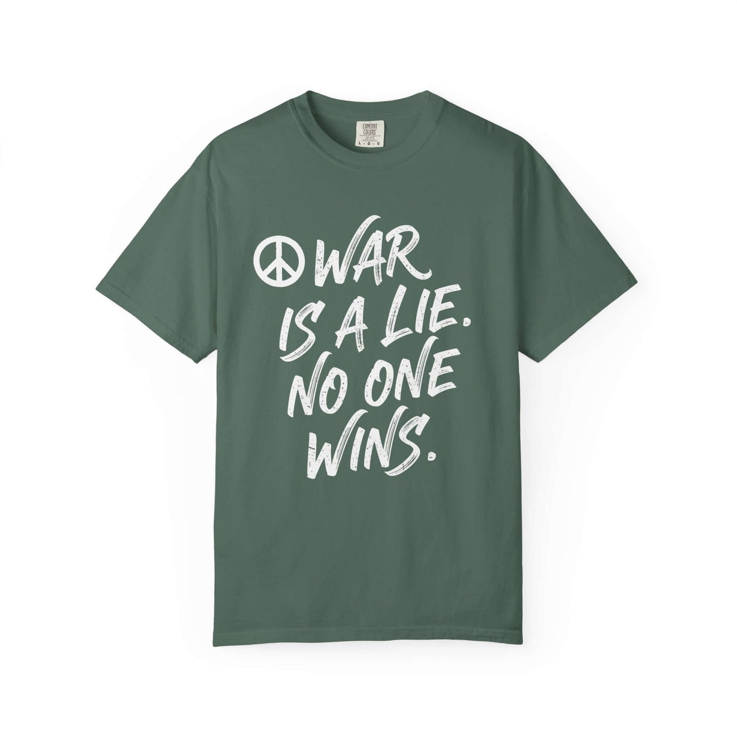 War Statement Tee – Unisex Anti-War Graphic T-Shirt | Brand63, Brand63