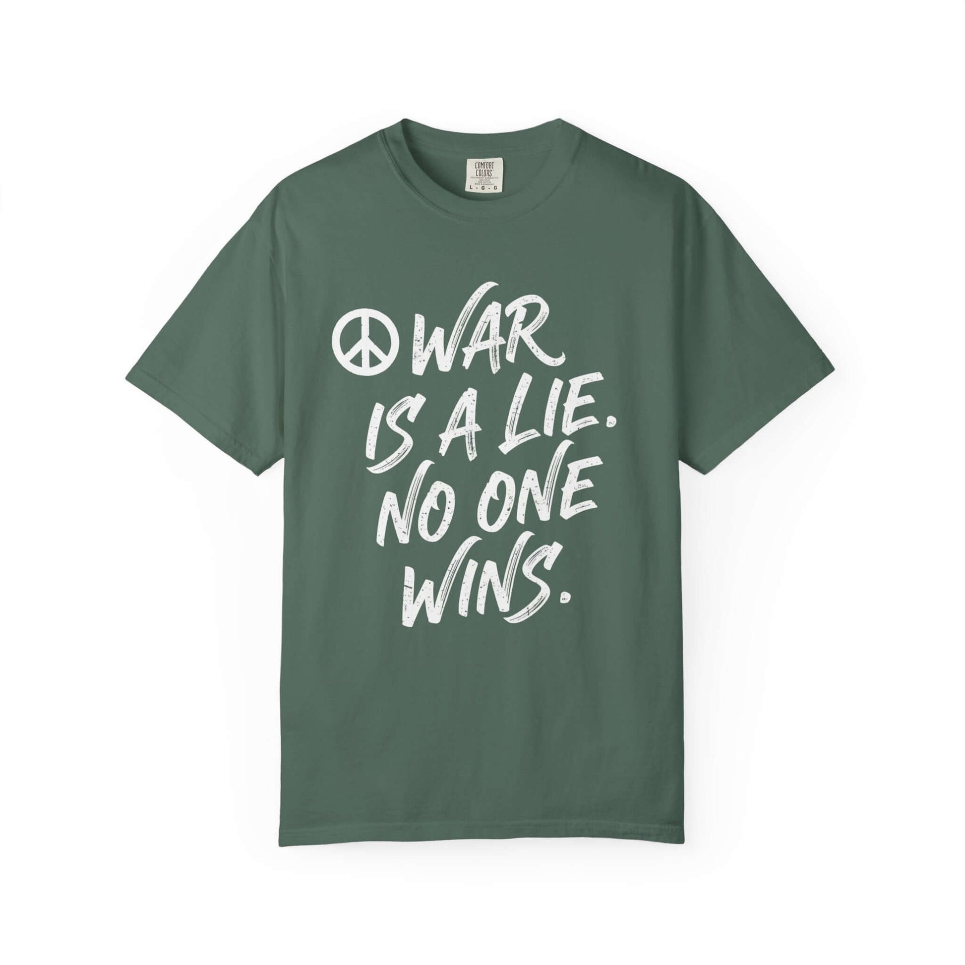 War Statement Tee – Unisex Anti-War Graphic T-Shirt | Brand63, Brand63