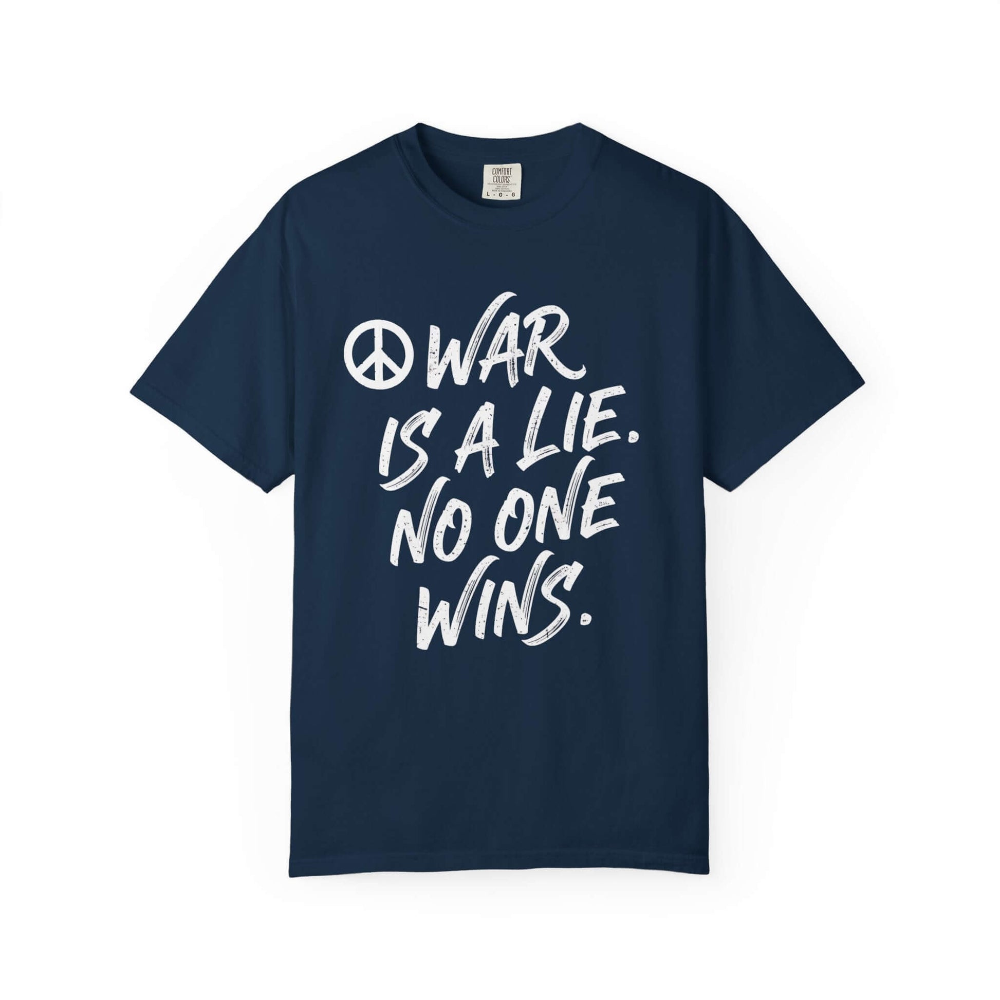 War Statement Tee – Unisex Anti-War Graphic T-Shirt | Brand63, Brand63
