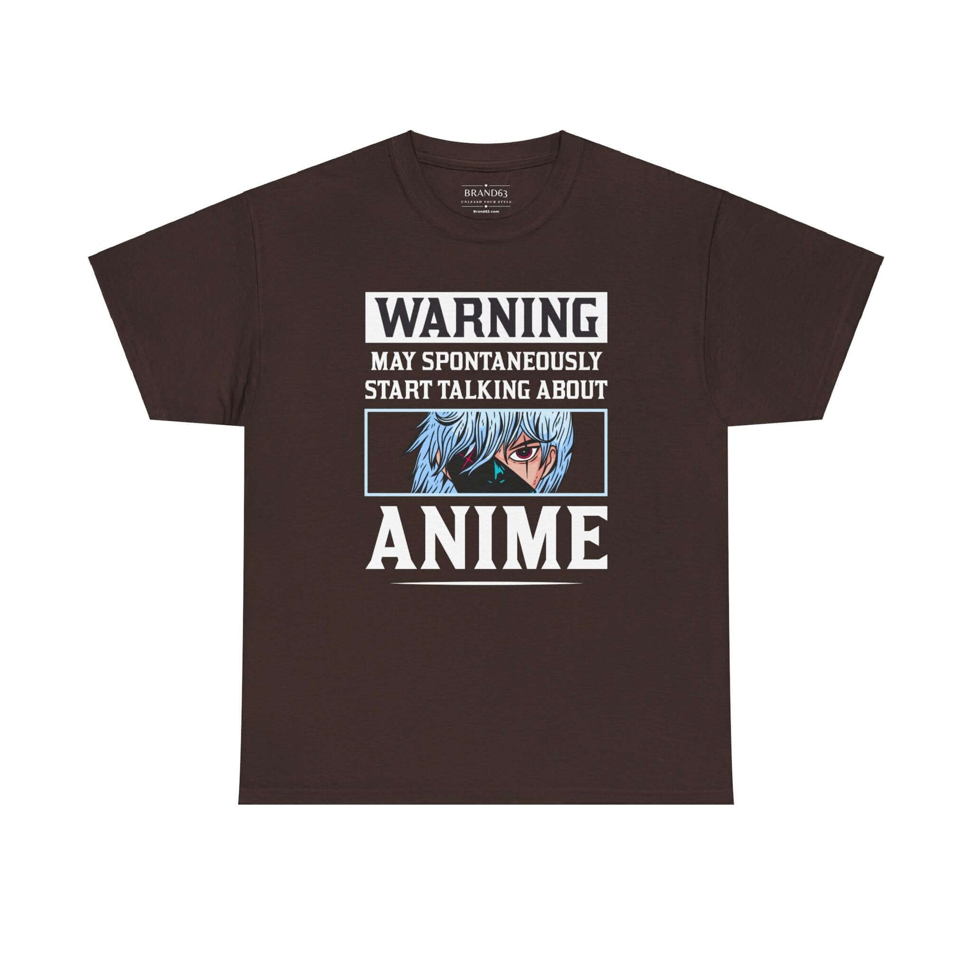 Warning Anime Lover Graphic Tee, Brand63