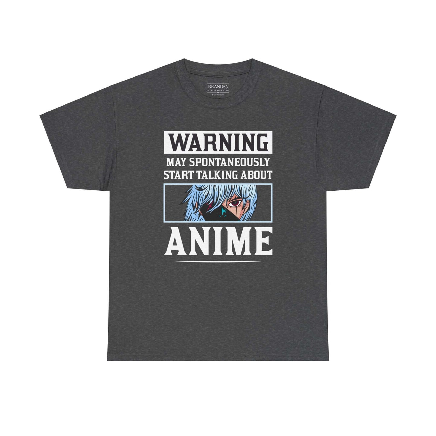 Warning Anime Lover Graphic Tee, Brand63