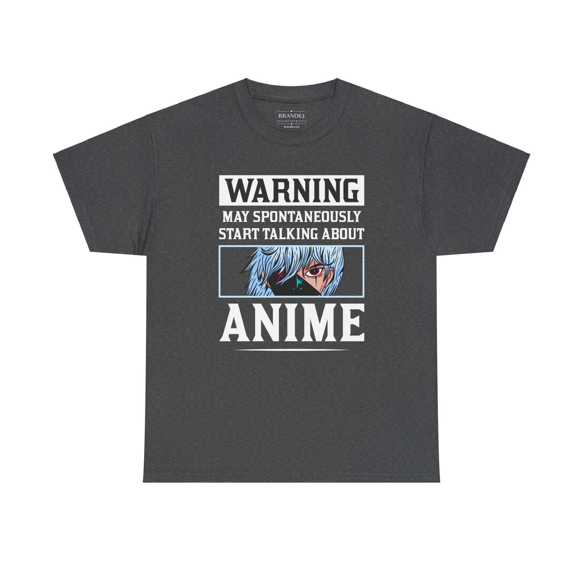Warning Anime Lover Graphic Tee, Brand63