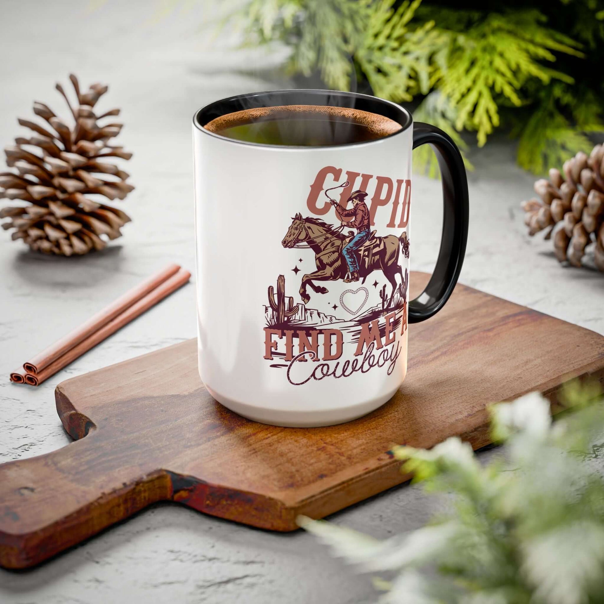 Western Mug Valentine's Day Cowboy Coffee Cup, Brand63