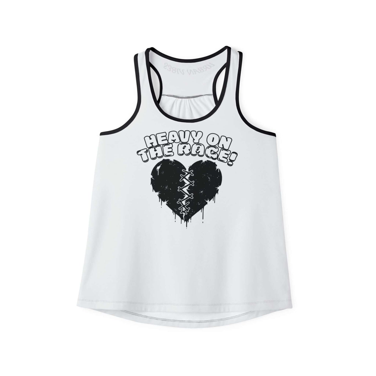 Women's Broken Heart Racerback Tank Top, Brand63