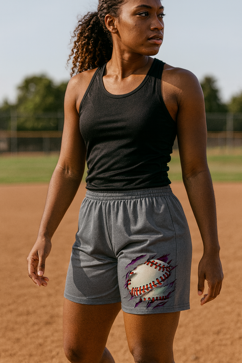 Women's Moisture-Wicking 7 inch Training Shorts, Brand63