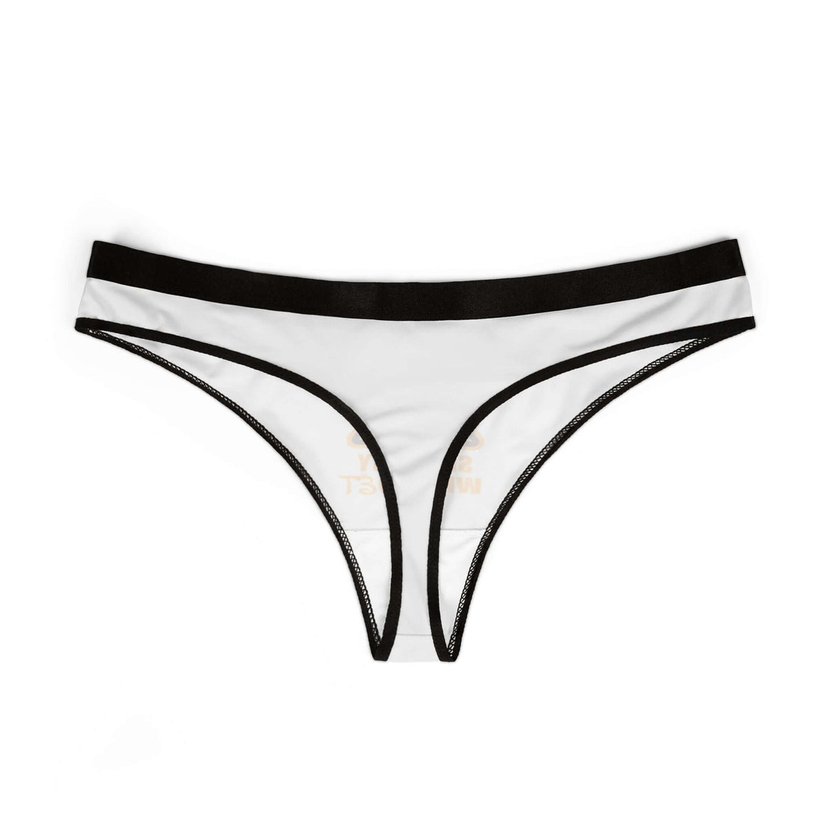 Women’s Slippery When Wet Valentine’s Day Thong, Brand63