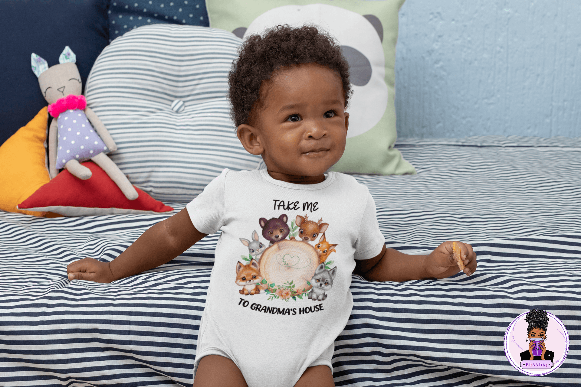 Woodland Whimsy Baby Onesie, Brand63