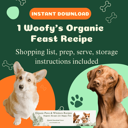 Woofy's Organic Feast Recipe For Dogs | Organic Dog Food, Brand63