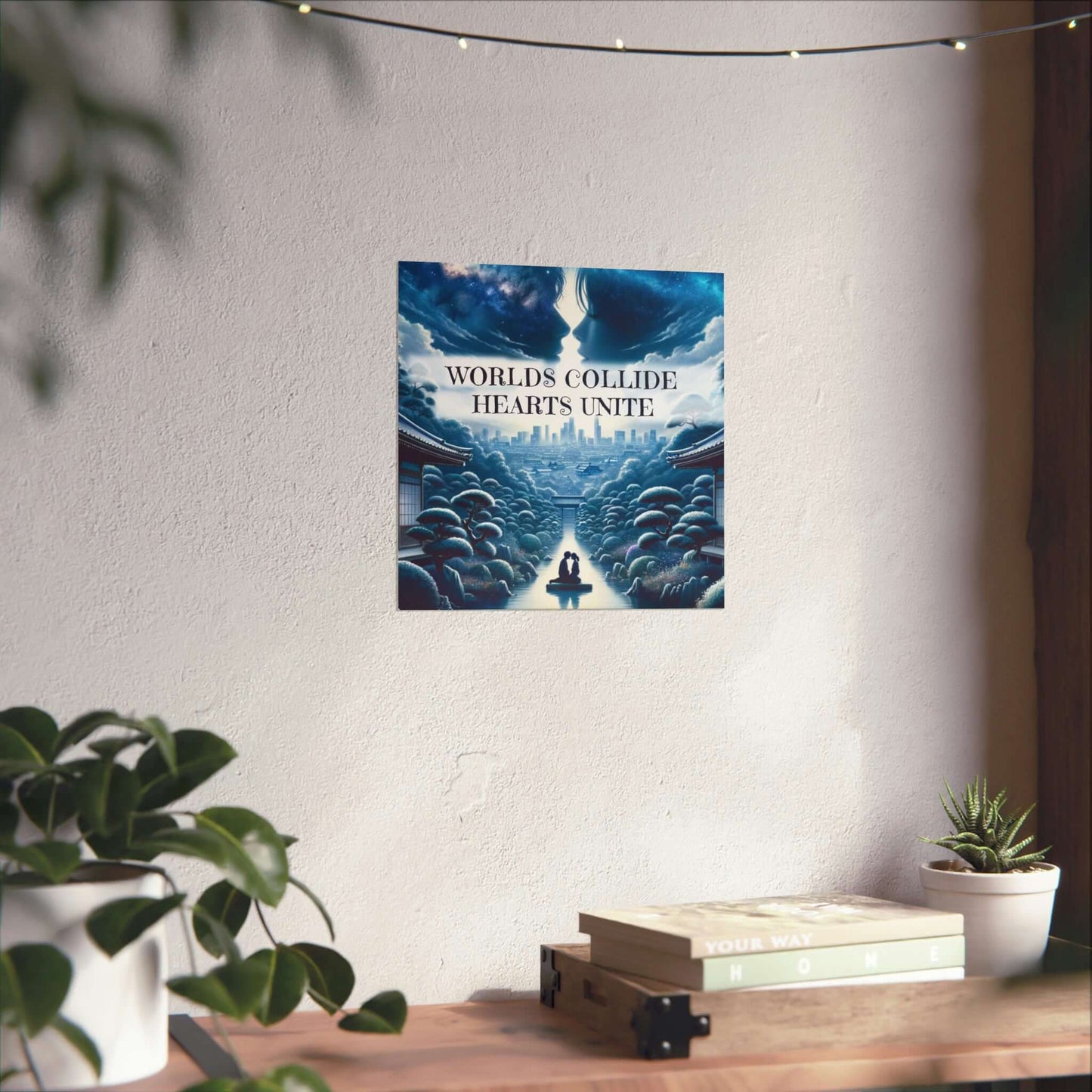 Worlds Collide Hearts Unite Posters | Matte Poster, Brand63