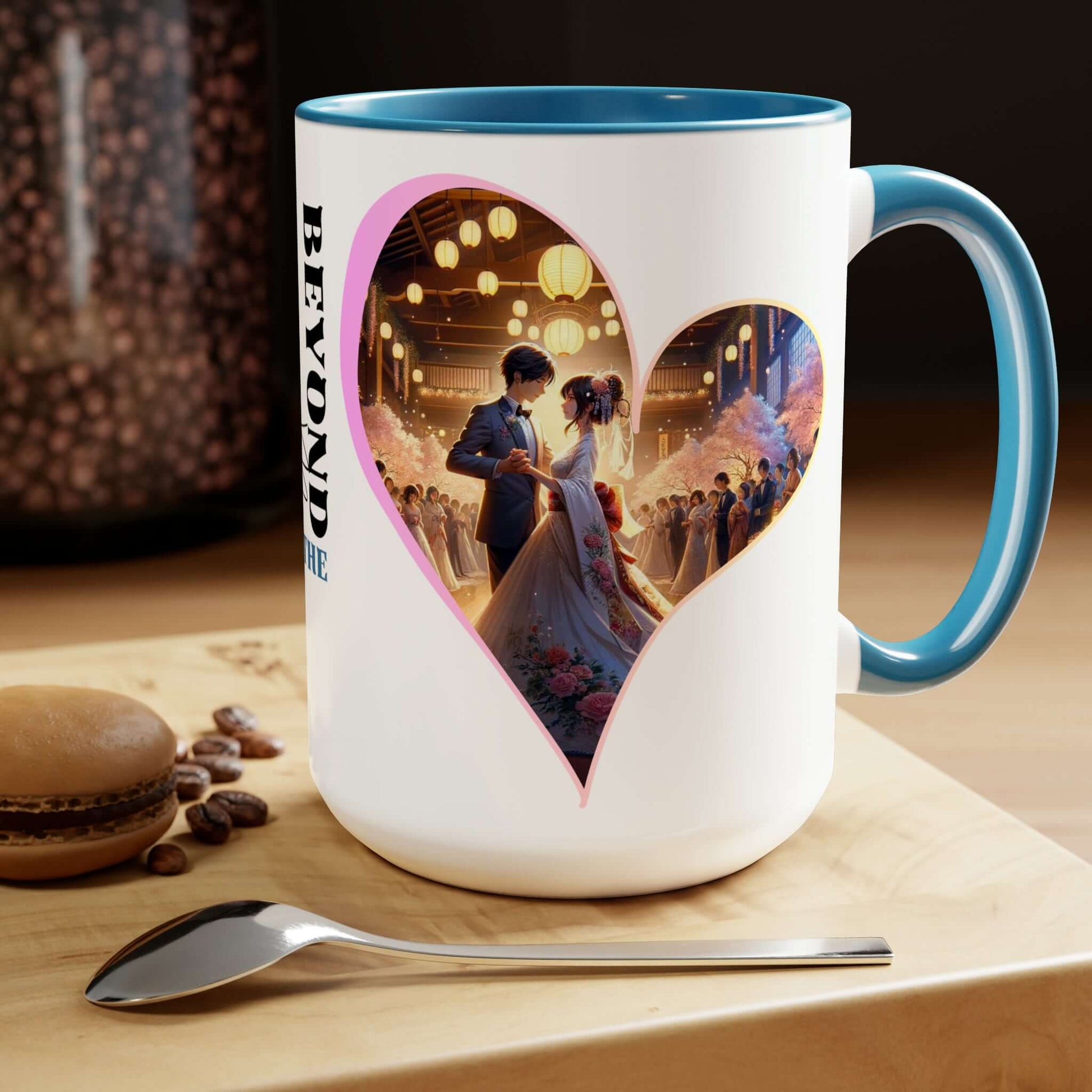 Yumi & Alex Carter Coffee Mug | Two-Tone 15oz Mug, Brand63