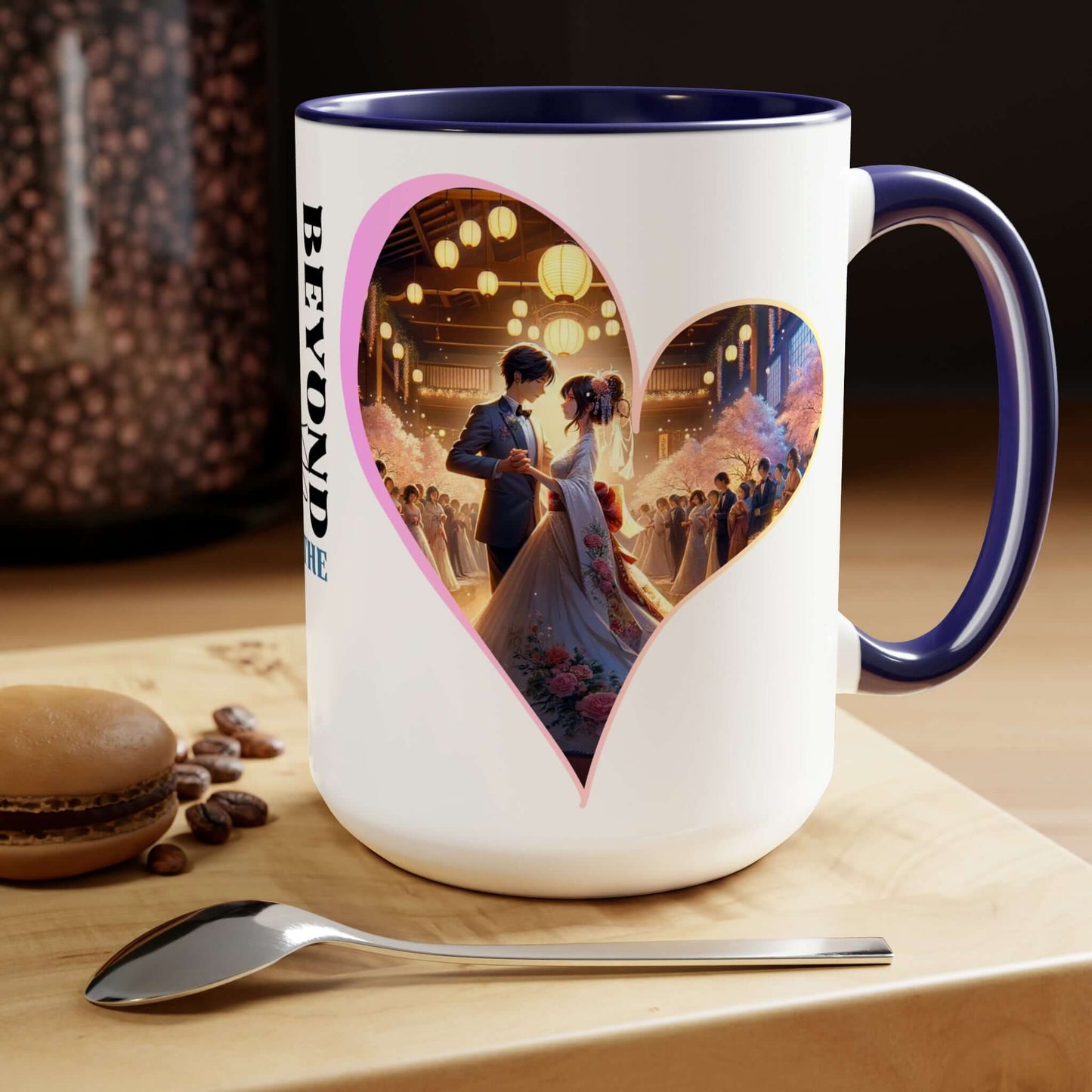 Yumi & Alex Carter Coffee Mug | Two-Tone 15oz Mug, Brand63