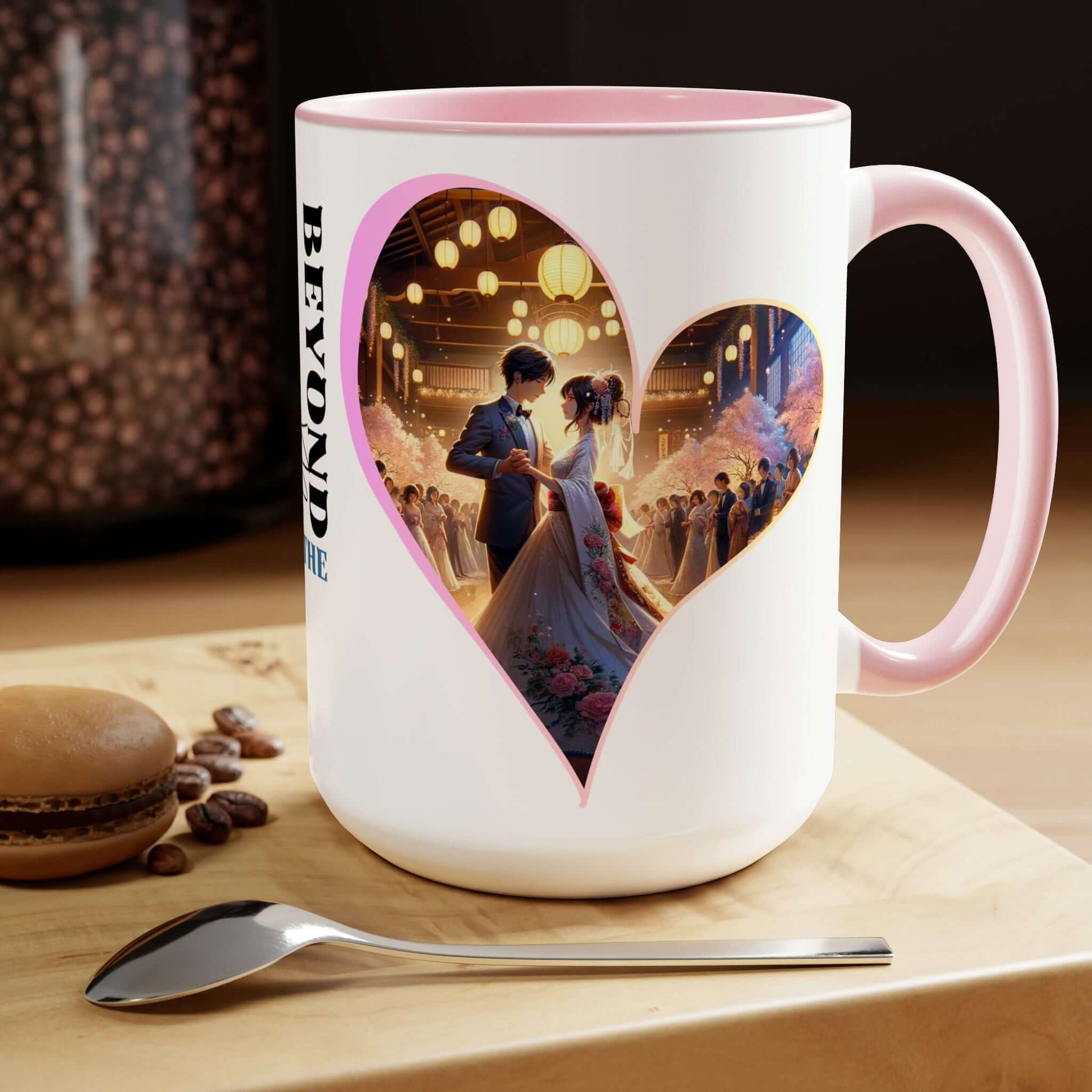 Yumi & Alex Carter Coffee Mug | Two-Tone 15oz Mug, Brand63