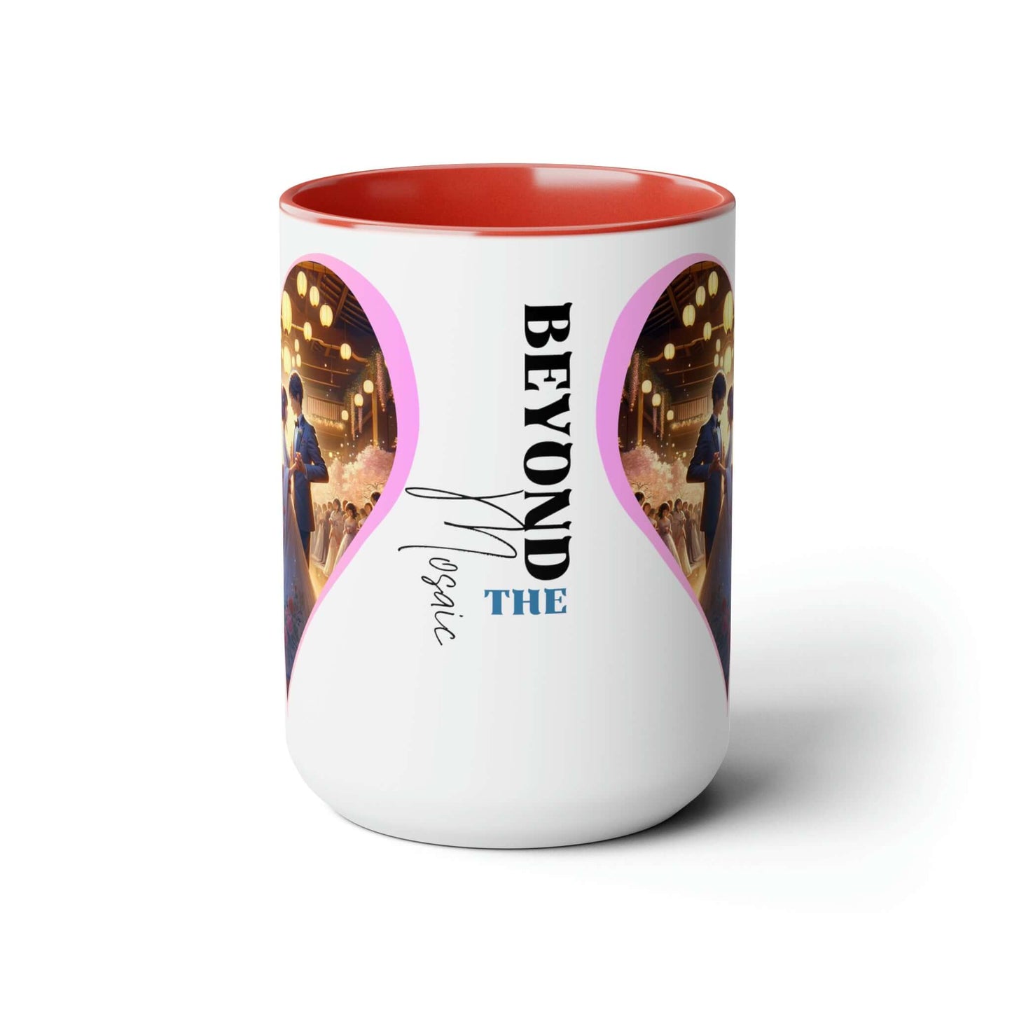 Yumi & Alex Carter Coffee Mug | Two-Tone 15oz Mug, Brand63