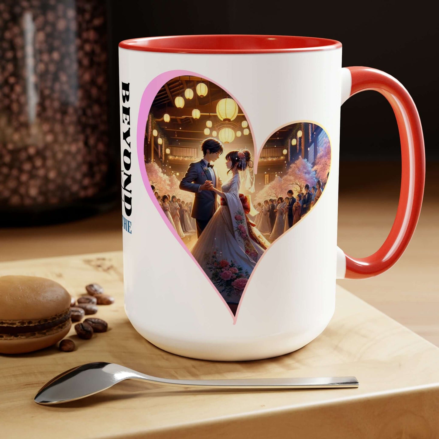 Yumi & Alex Carter Coffee Mug | Two-Tone 15oz Mug, Brand63