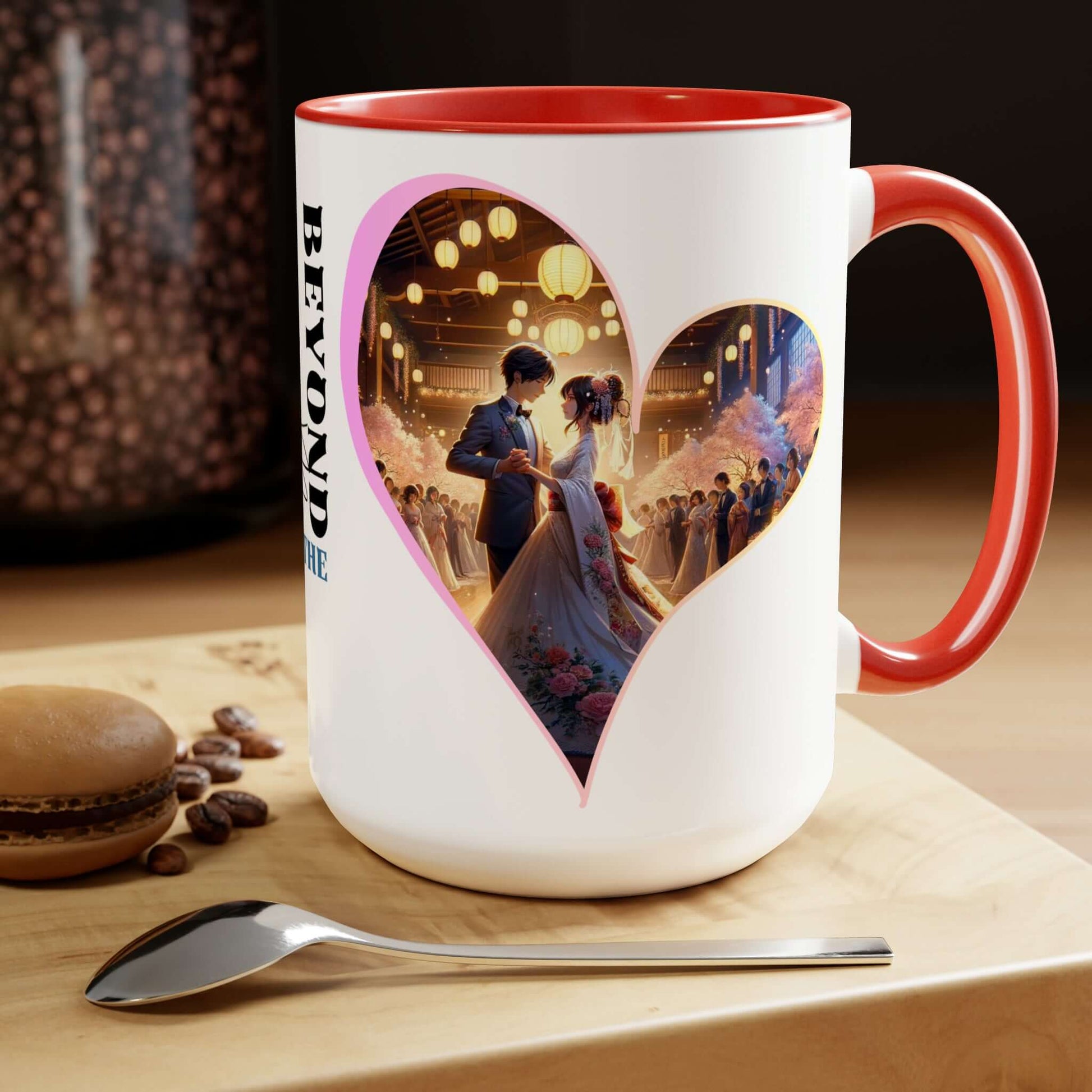 Yumi & Alex Carter Coffee Mug | Two-Tone 15oz Mug, Brand63