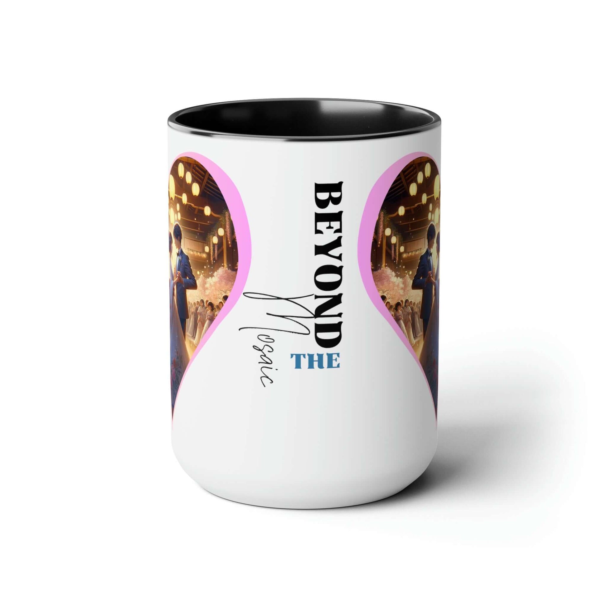 Yumi & Alex Carter Coffee Mug | Two-Tone 15oz Mug, Brand63