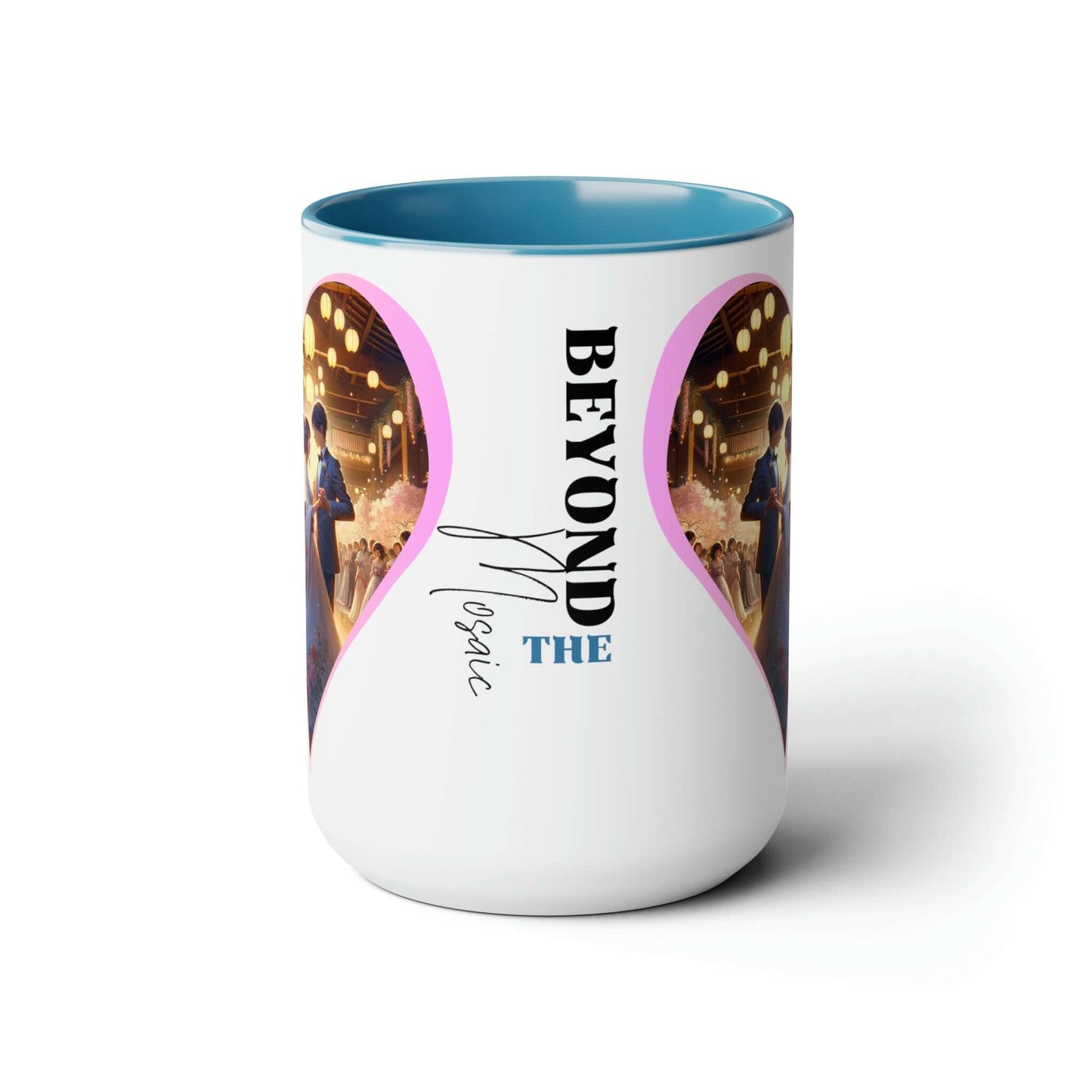 Yumi & Alex Carter Coffee Mug | Two-Tone 15oz Mug, Brand63