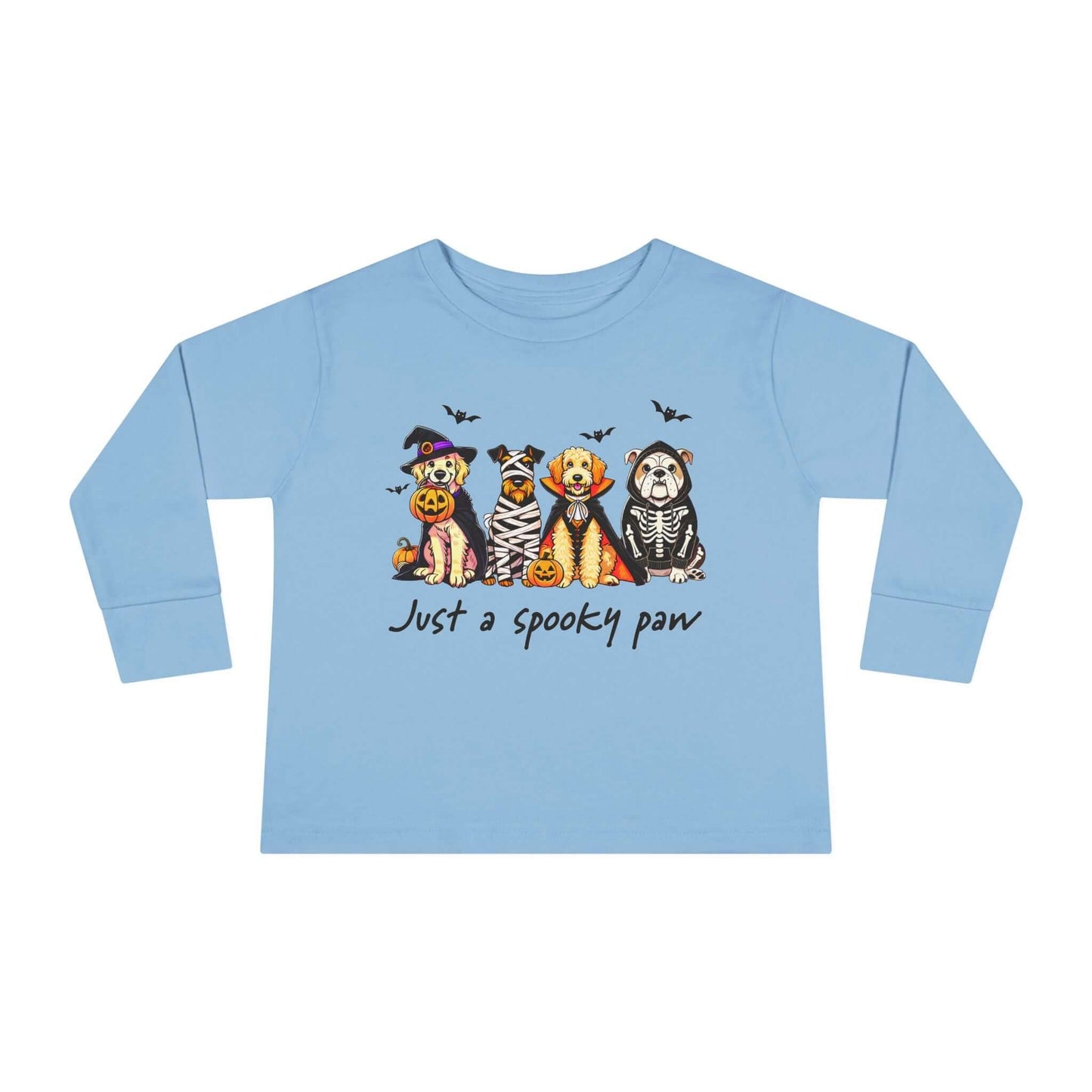 Adorable Spooky Pets Toddler Halloween Long Sleeve Tee, Brand63