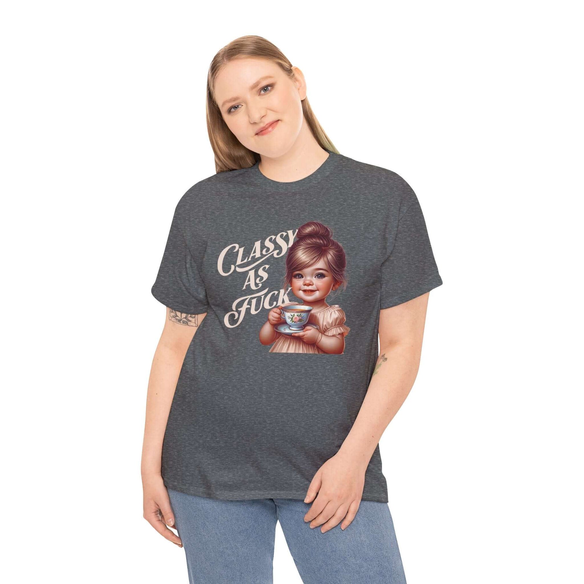 Adult Humor Classy AF Sassy T-Shirt, Brand63
