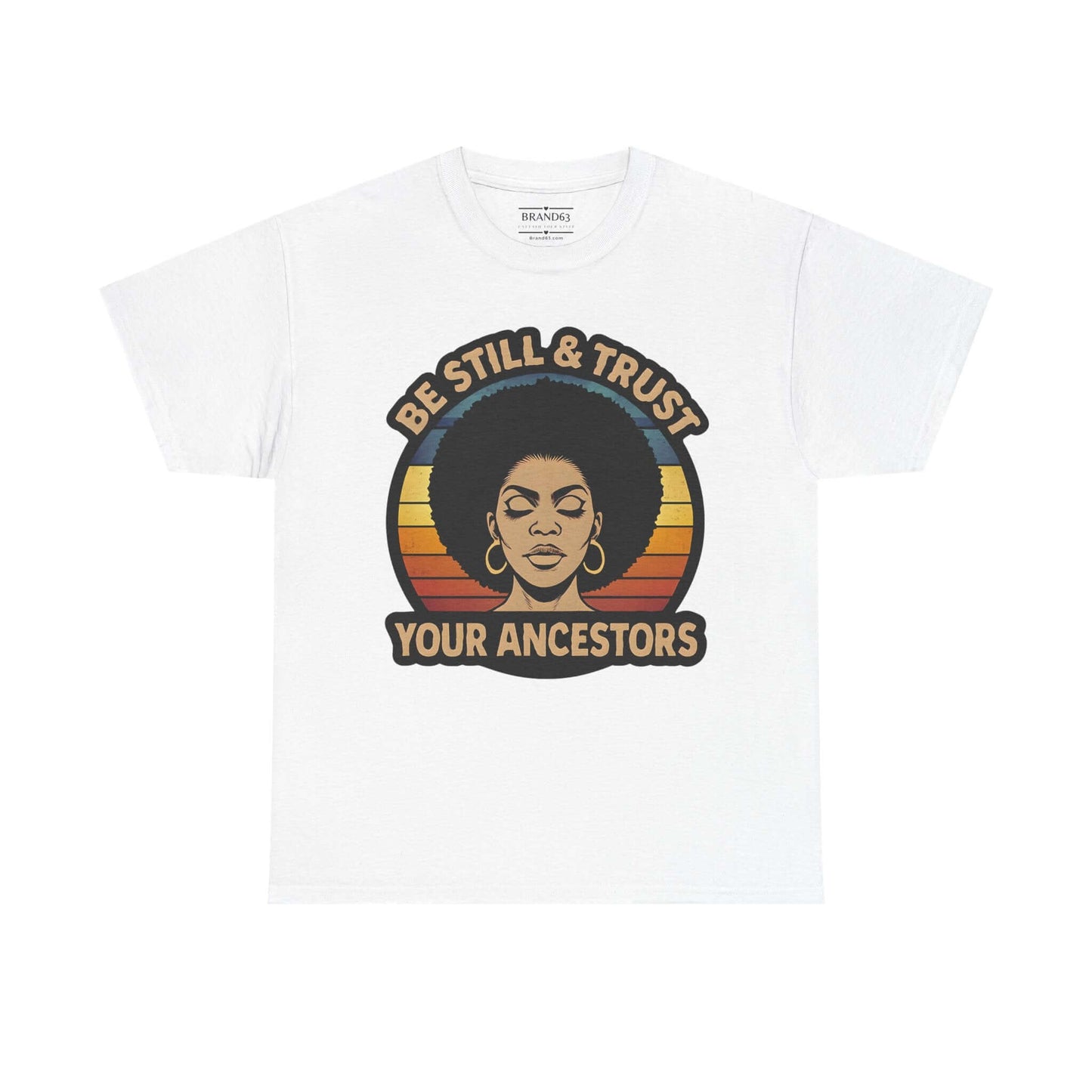 African Ancestors Cotton Tee - Afrocentric Fashion, Brand63