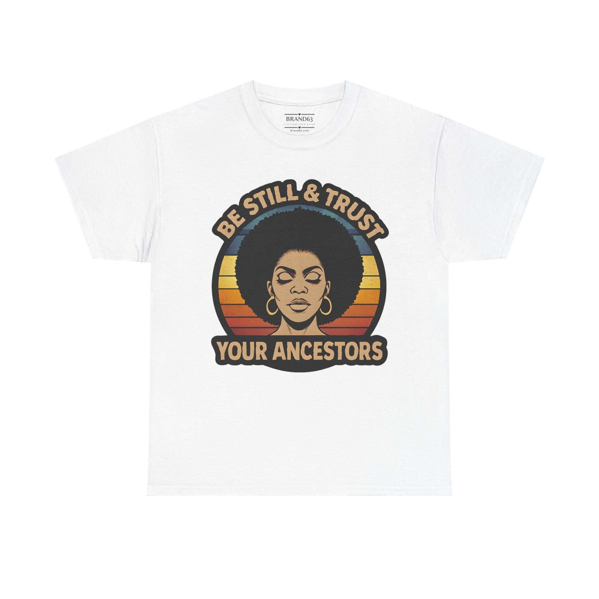 African Ancestors Cotton Tee - Afrocentric Fashion, Brand63