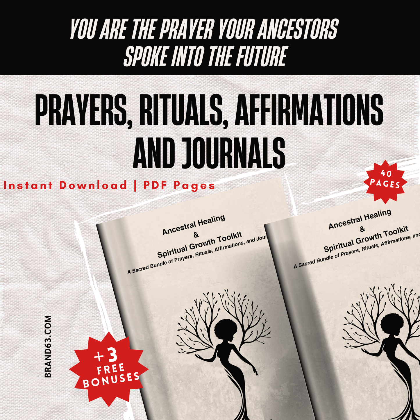 Ancestral Healing & Spiritual Growth Toolkit (Digital Download PDF), Brand63