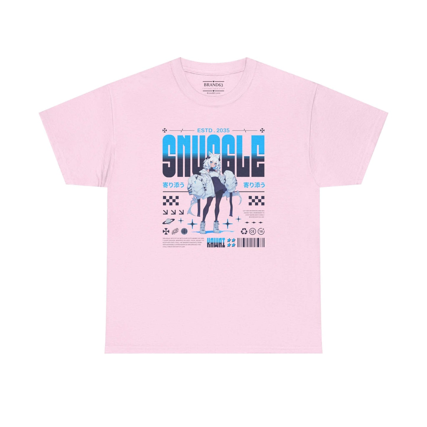 Anime 2035 Futuristic Tee, Brand63