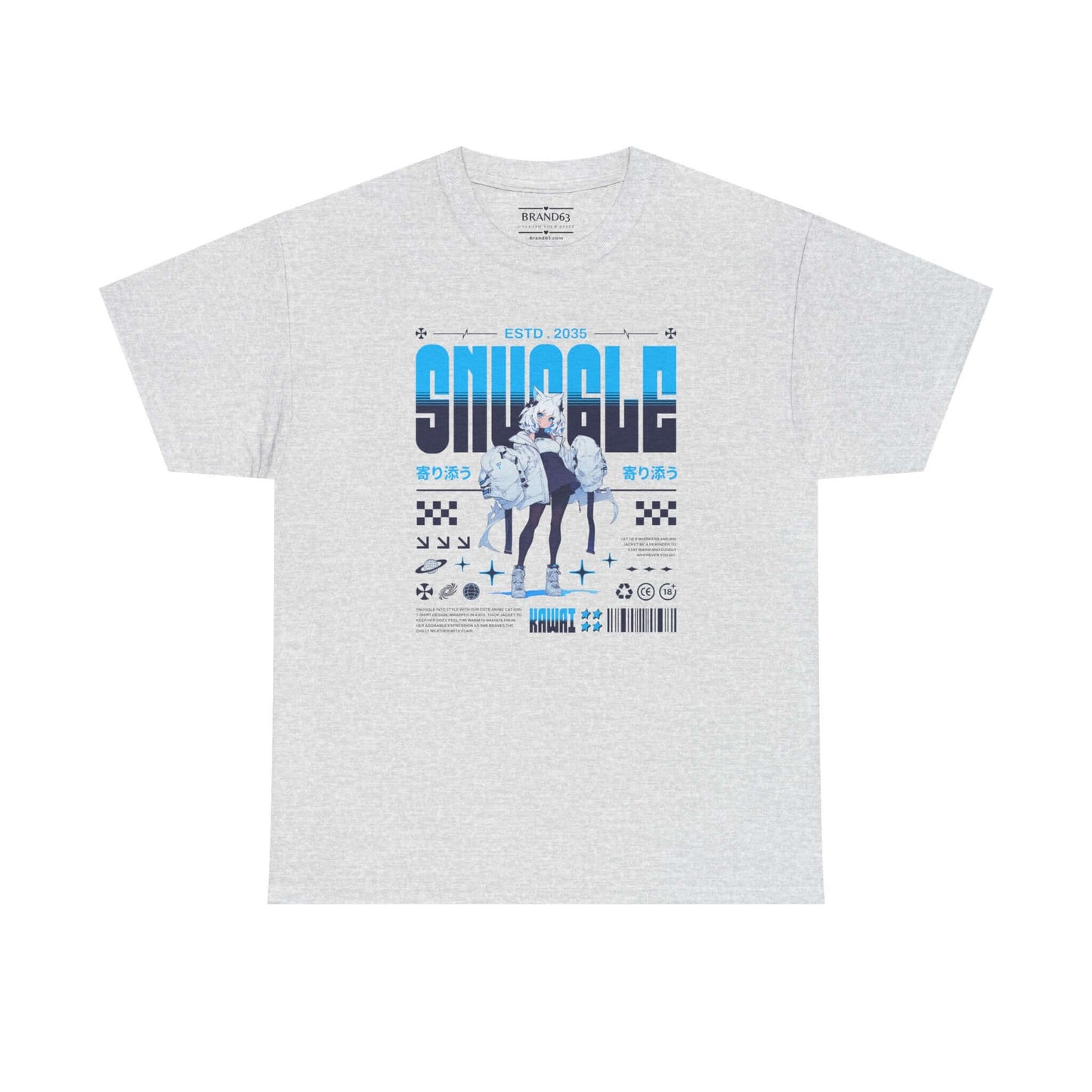 Anime 2035 Futuristic Tee, Brand63