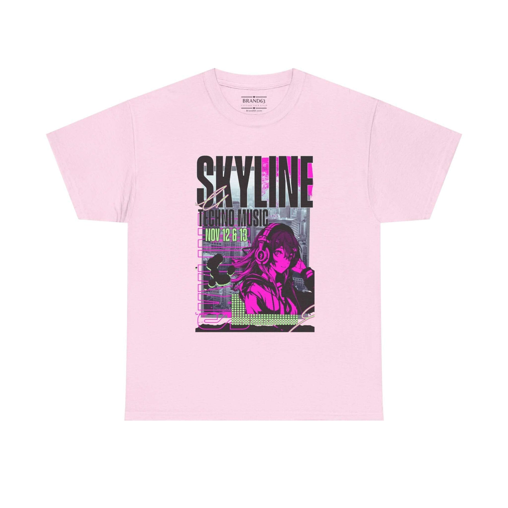 Anime Manga Techno Music Tee, Brand63