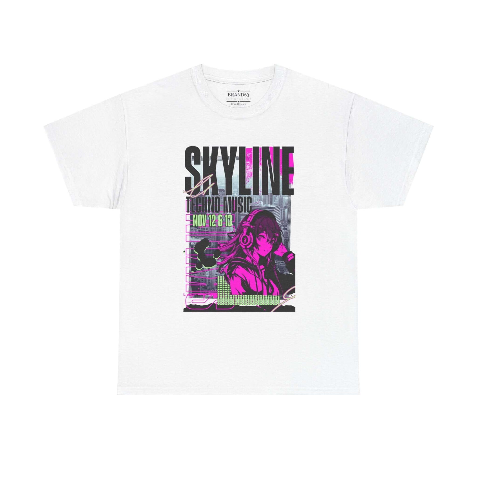 Anime Manga Techno Music Tee, Brand63