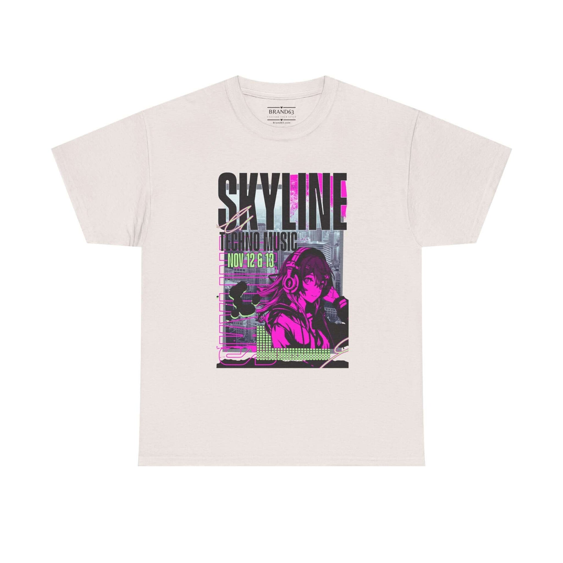Anime Manga Techno Music Tee, Brand63