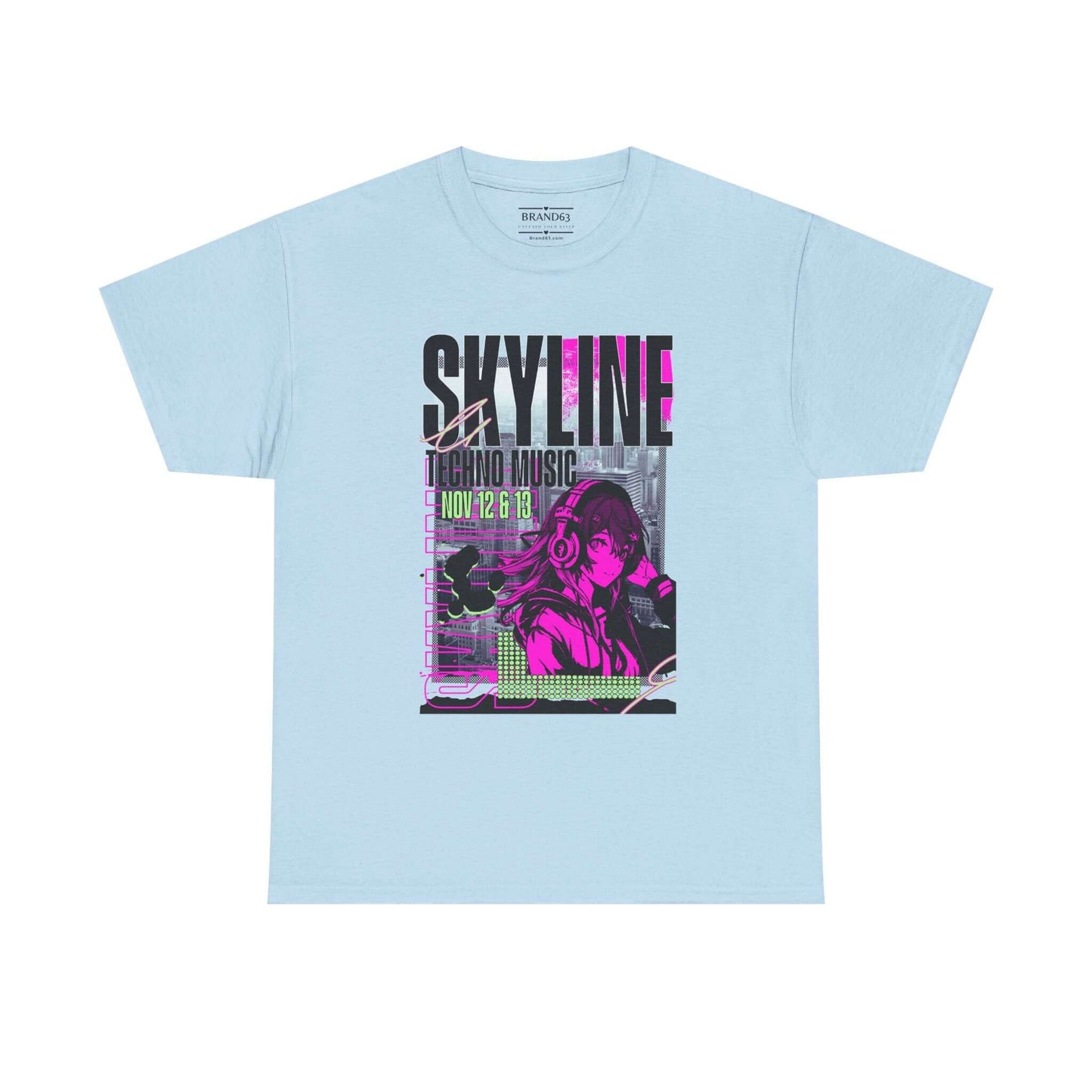 Anime Manga Techno Music Tee, Brand63