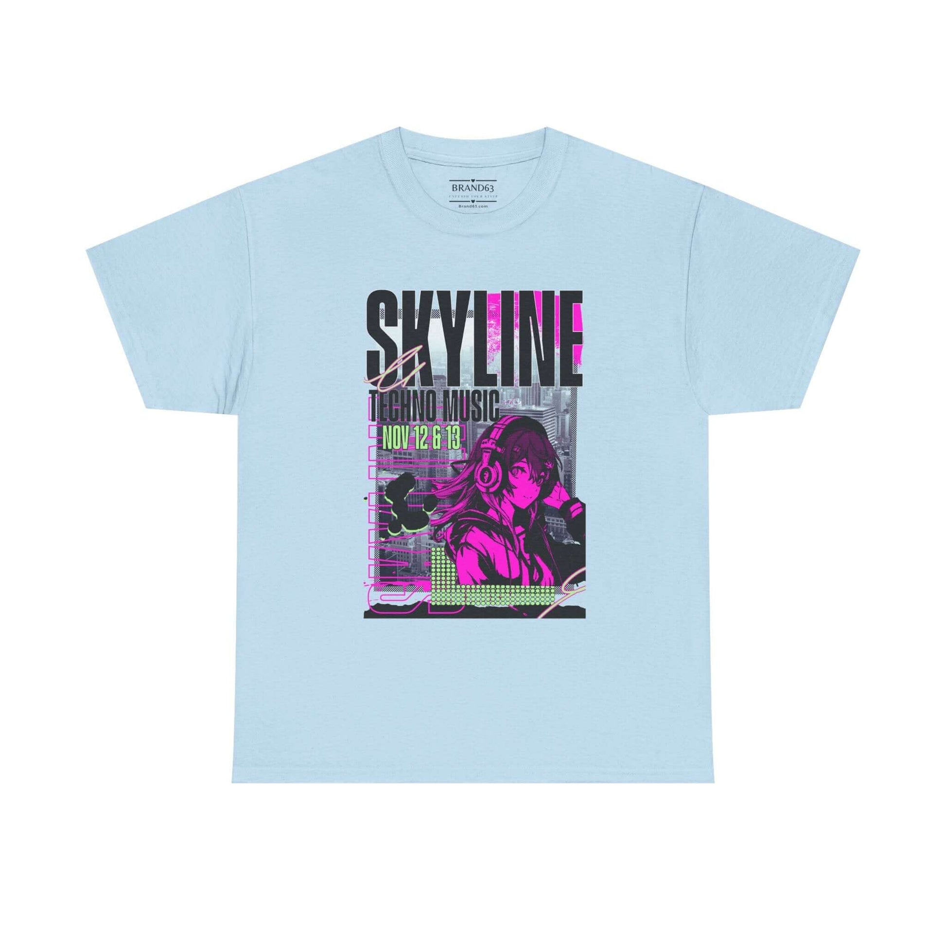 Anime Manga Techno Music Tee, Brand63